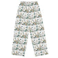 Soft Magnolia All-over print unisex wide-leg pants