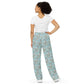 Gracious Cotton All-over print unisex wide-leg pants