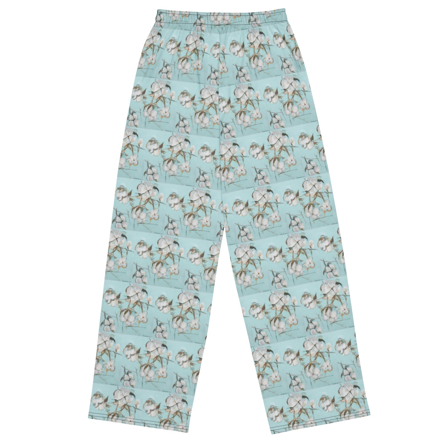 Gracious Cotton All-over print unisex wide-leg pants