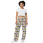 Zinnias All-over print unisex wide-leg pants