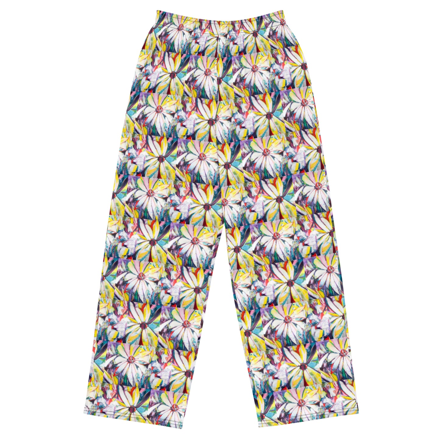 Zinnias All-over print unisex wide-leg pants