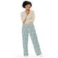 Gracious Cotton All-over print unisex wide-leg pants