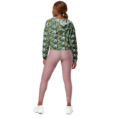 Parakeets Women’s cropped windbreaker