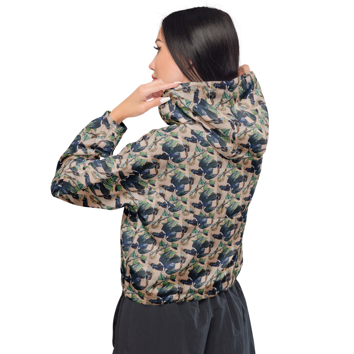 Wood Ducks Women’s cropped windbreaker