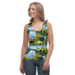 Tranquil Lake Panorama Sublimation Cut & Sew Tank Top