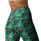 Green Dragonfly Yoga Leggings