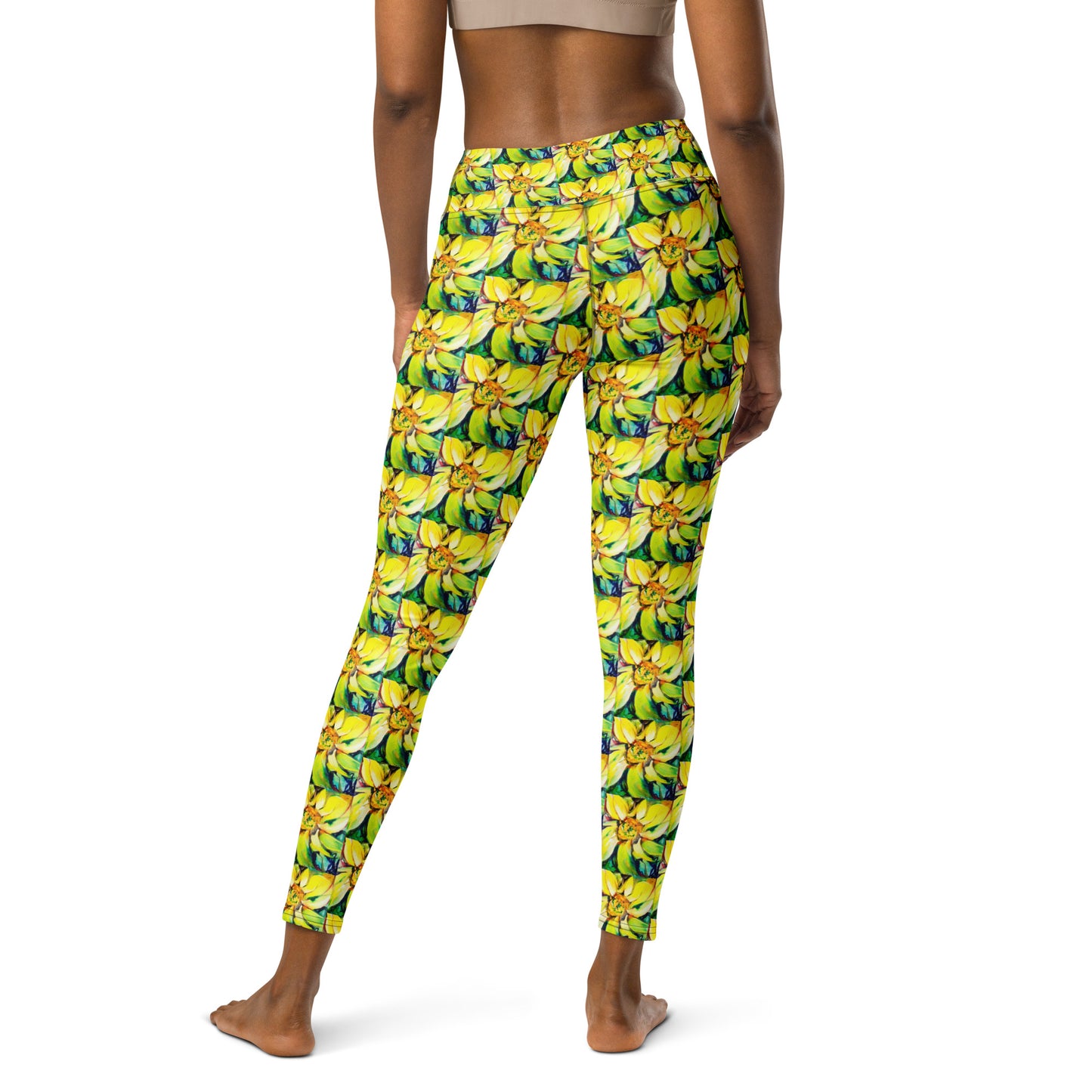 Sunflower Yoga Leggings