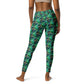 Green Dragonfly Yoga Leggings