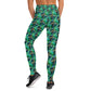 Green Dragonfly Yoga Leggings