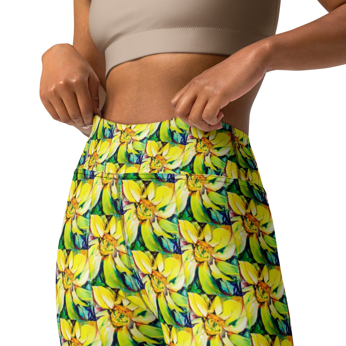 Sunflower Yoga Leggings