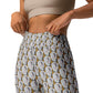 Mustard Oyster Shells Yoga Leggings