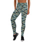 Psychedelic Gator Pattern Yoga Leggings