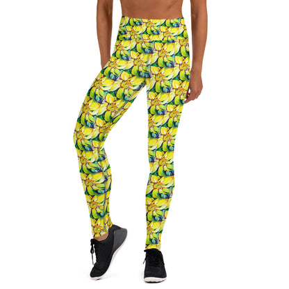 Sunflower Yoga Leggings