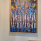 Cypress Reflections (36x48”) Giclee on canvas with gold floating frame