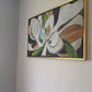 Horizontal Magnolia (55 x 29") giclee on canvas with Gold Floating Frame