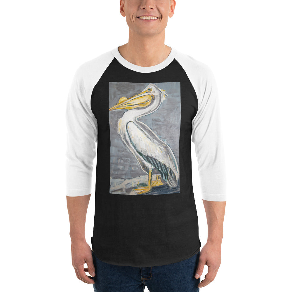 White Pelican 3/4 sleeve raglan shirt