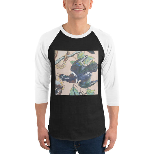 Wood Ducks 3/4 sleeve raglan shirt