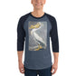 White Pelican 3/4 sleeve raglan shirt