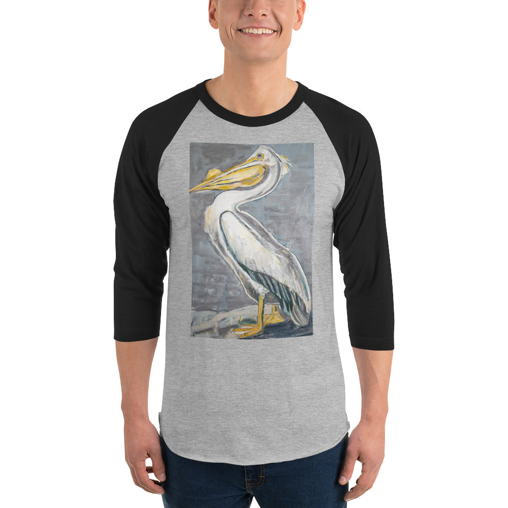 White Pelican 3/4 sleeve raglan shirt