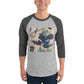 Wood Ducks 3/4 sleeve raglan shirt