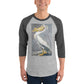 White Pelican 3/4 sleeve raglan shirt