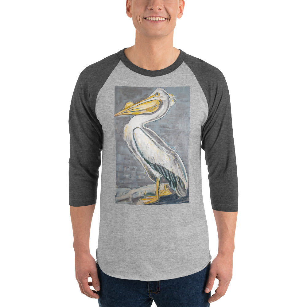 White Pelican 3/4 sleeve raglan shirt