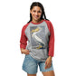 White Pelican 3/4 sleeve raglan shirt