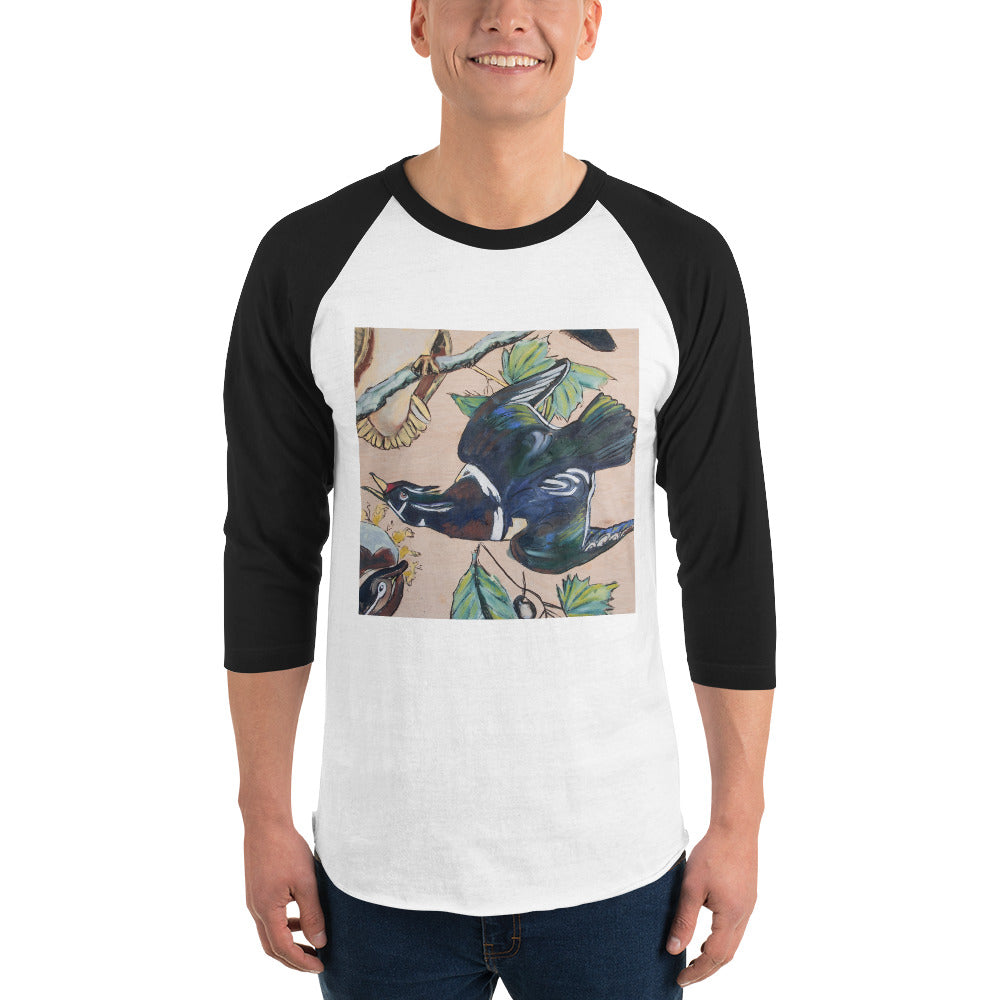 Wood Ducks 3/4 sleeve raglan shirt