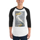 White Pelican 3/4 sleeve raglan shirt