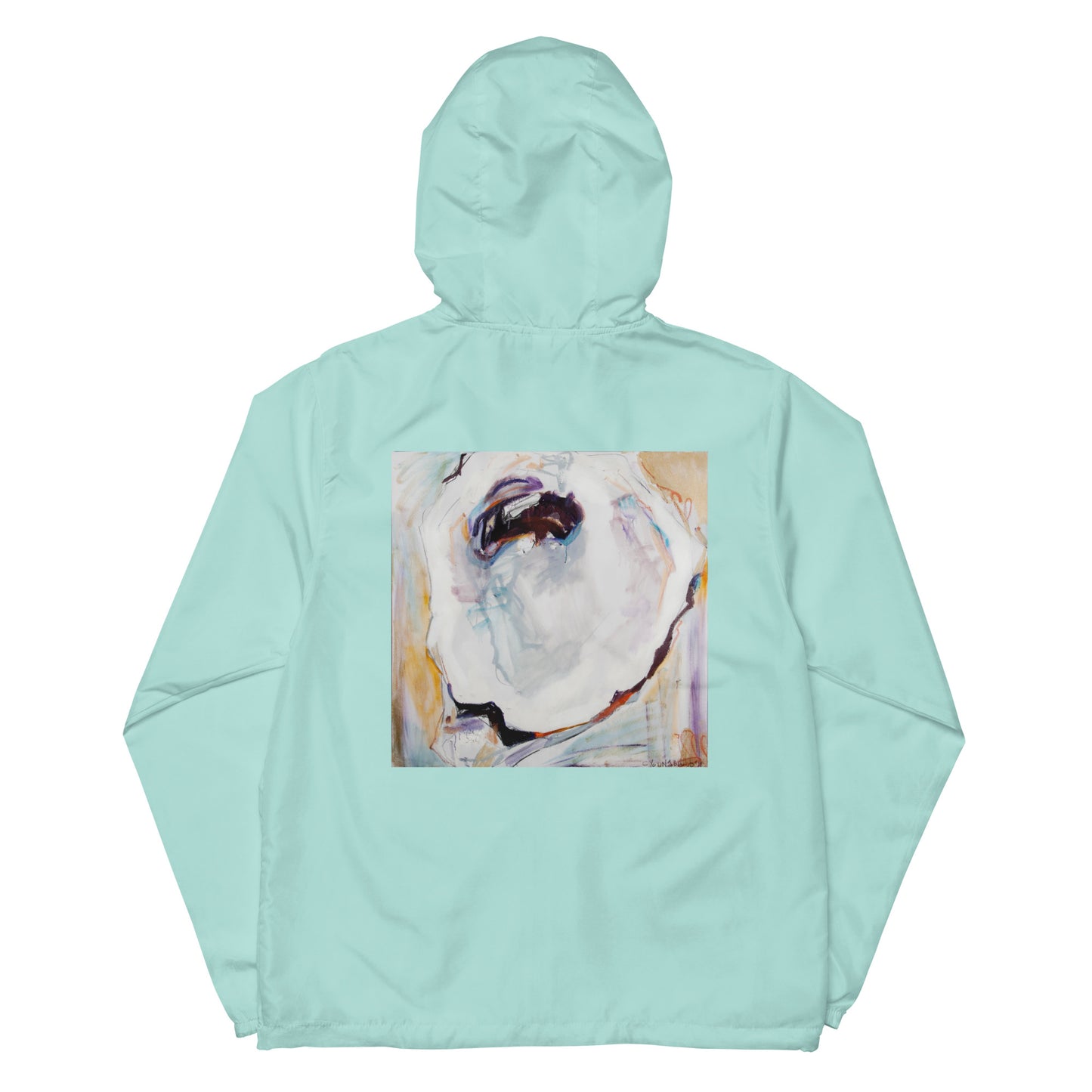 Oyster Shells Unisex lightweight zip up windbreaker