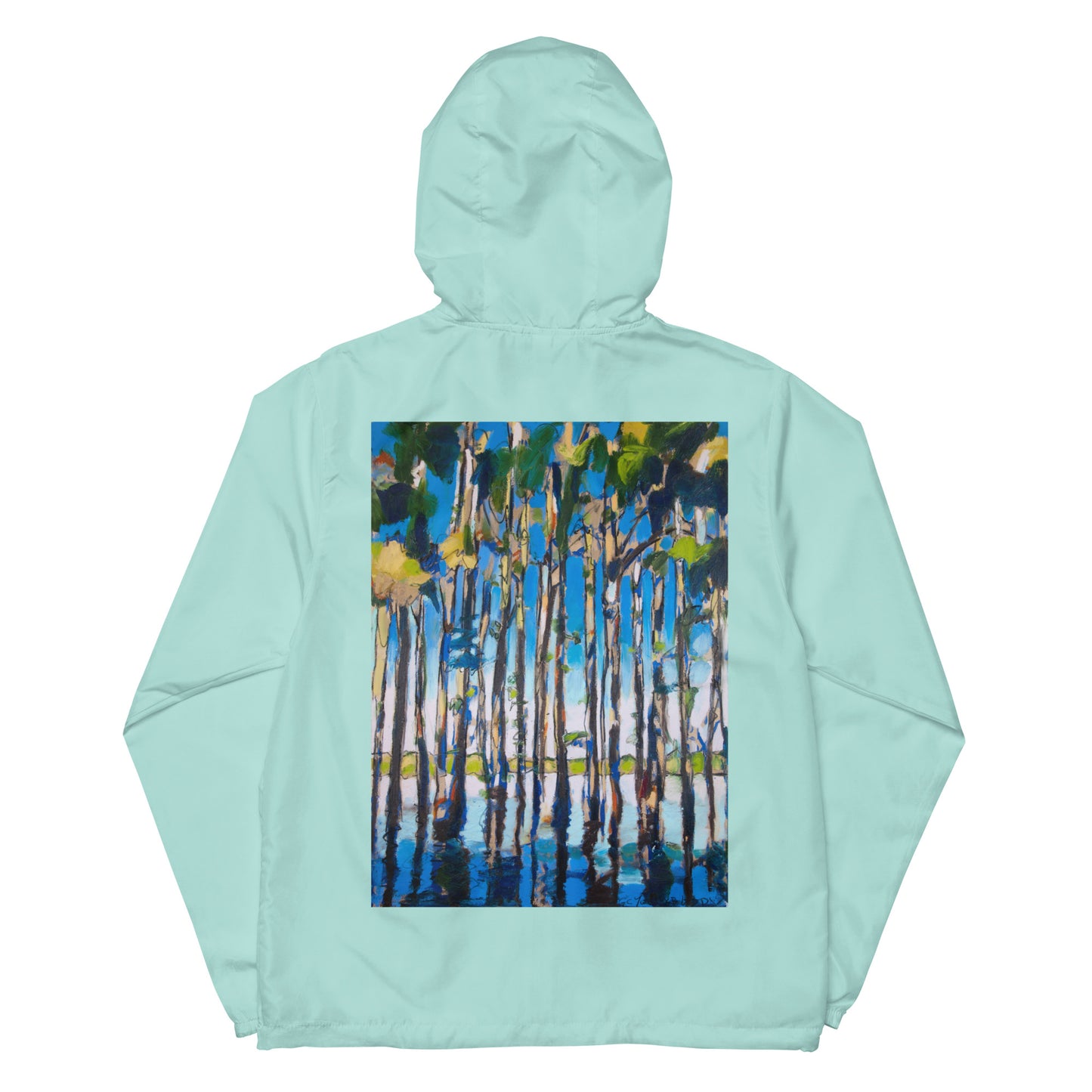 Cypress Reflections Unisex lightweight zip up windbreaker