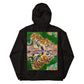 Tiger Reflections Unisex lightweight zip up windbreaker