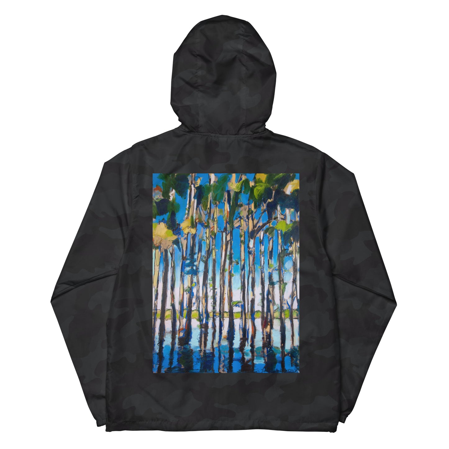 Cypress Reflections Unisex lightweight zip up windbreaker