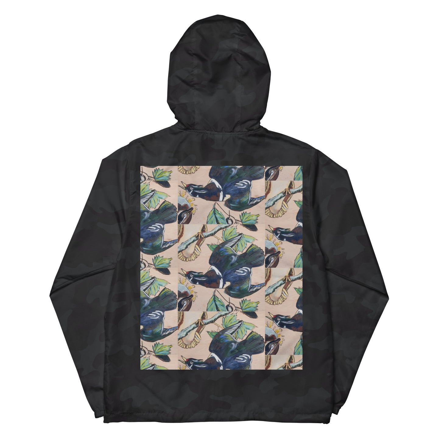 Wood Ducks Unisex lightweight zip up windbreaker