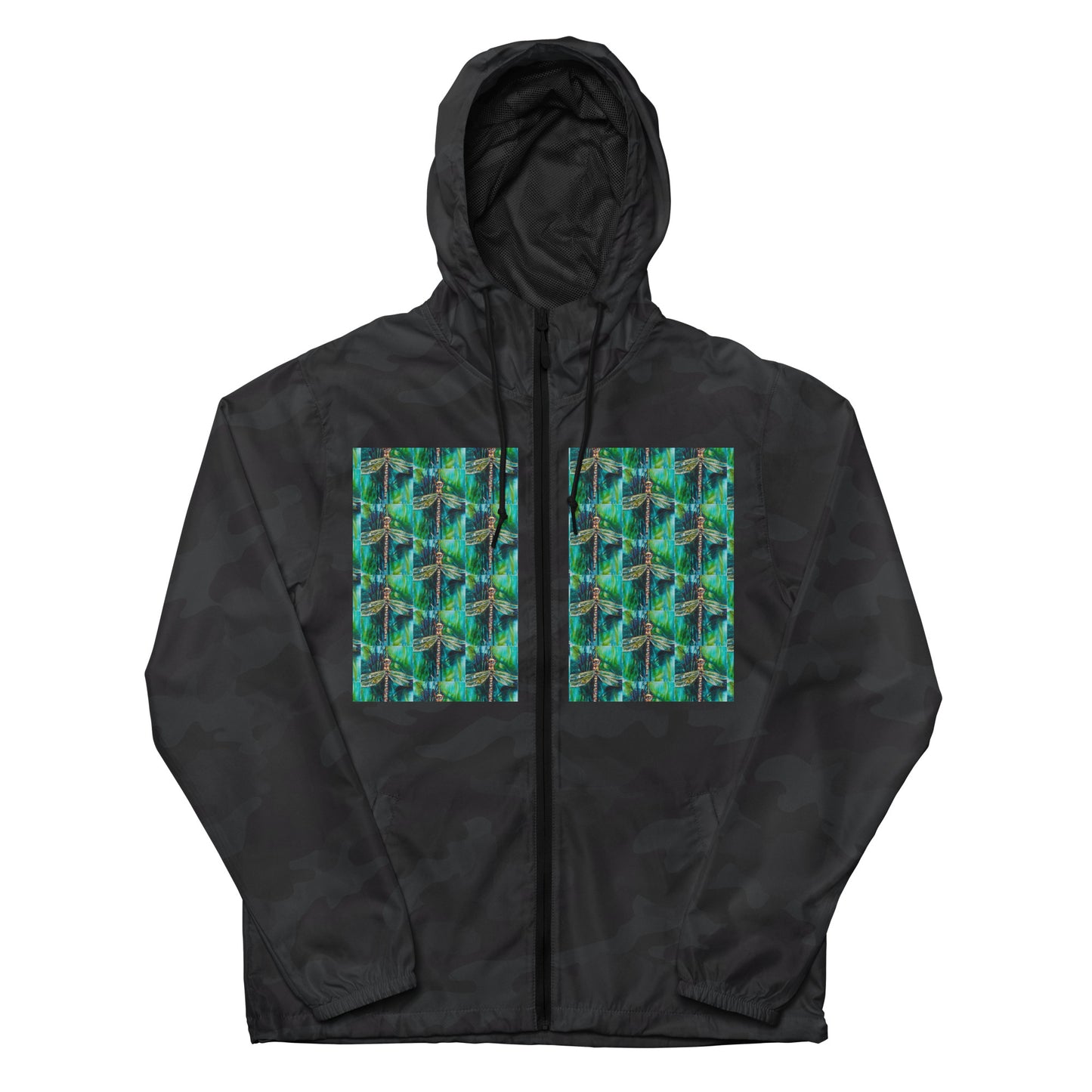 Green Dragonfly Unisex lightweight zip up windbreaker