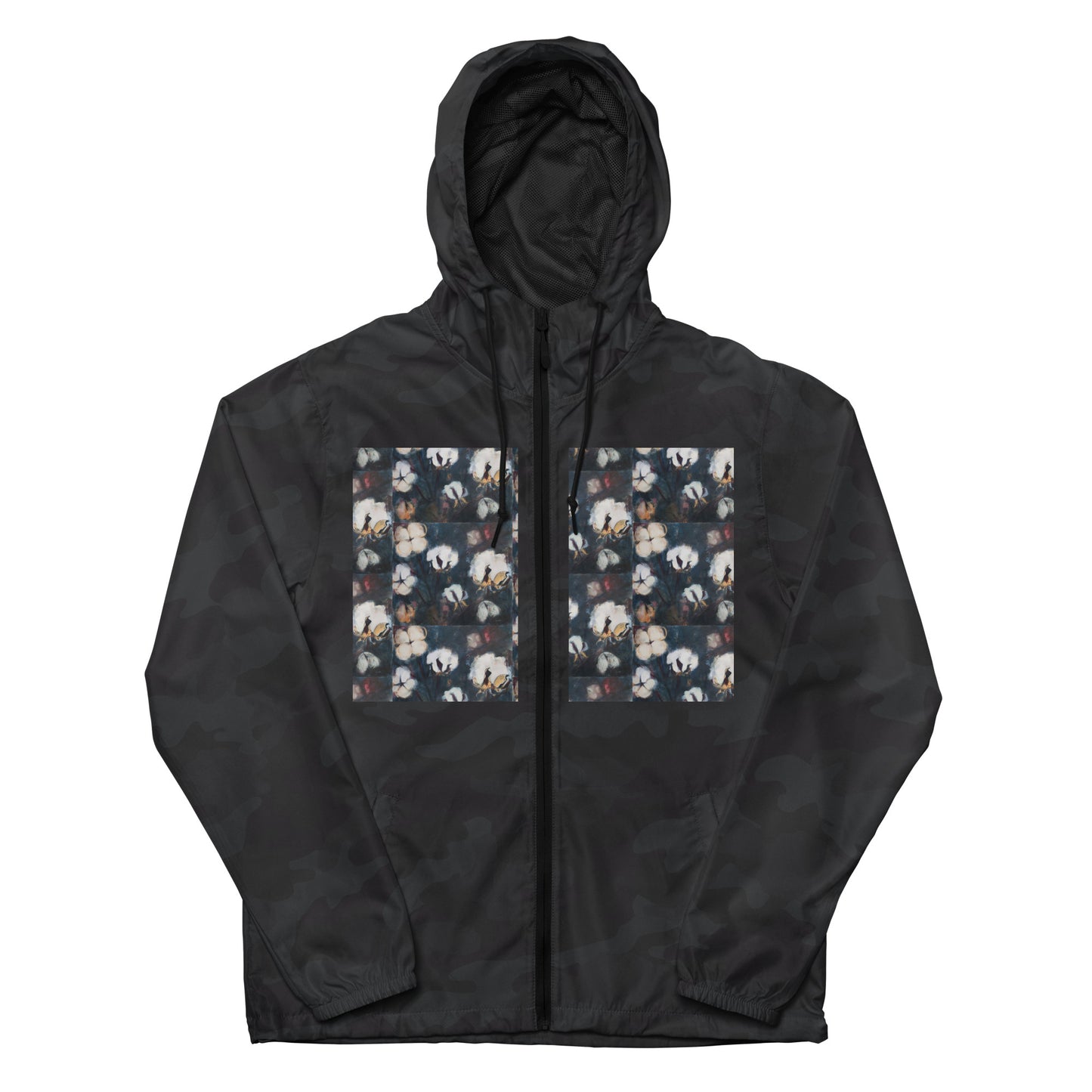 Cotton at Night Unisex lightweight zip up windbreaker