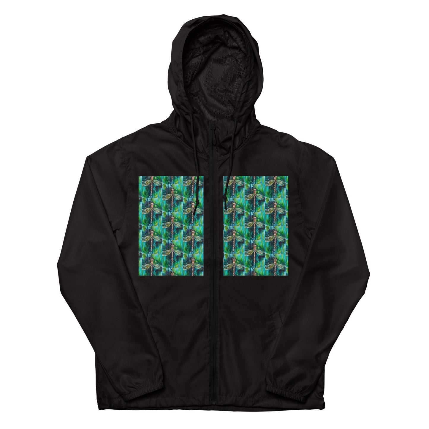 Green Dragonfly Unisex lightweight zip up windbreaker