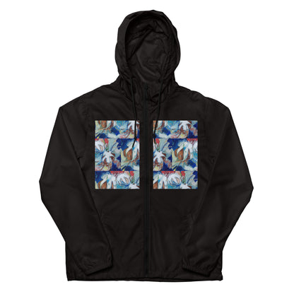 Tribute to Cotton Unisex lightweight zip up windbreaker