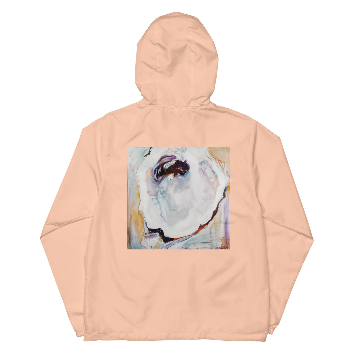 Oyster Shells Unisex lightweight zip up windbreaker