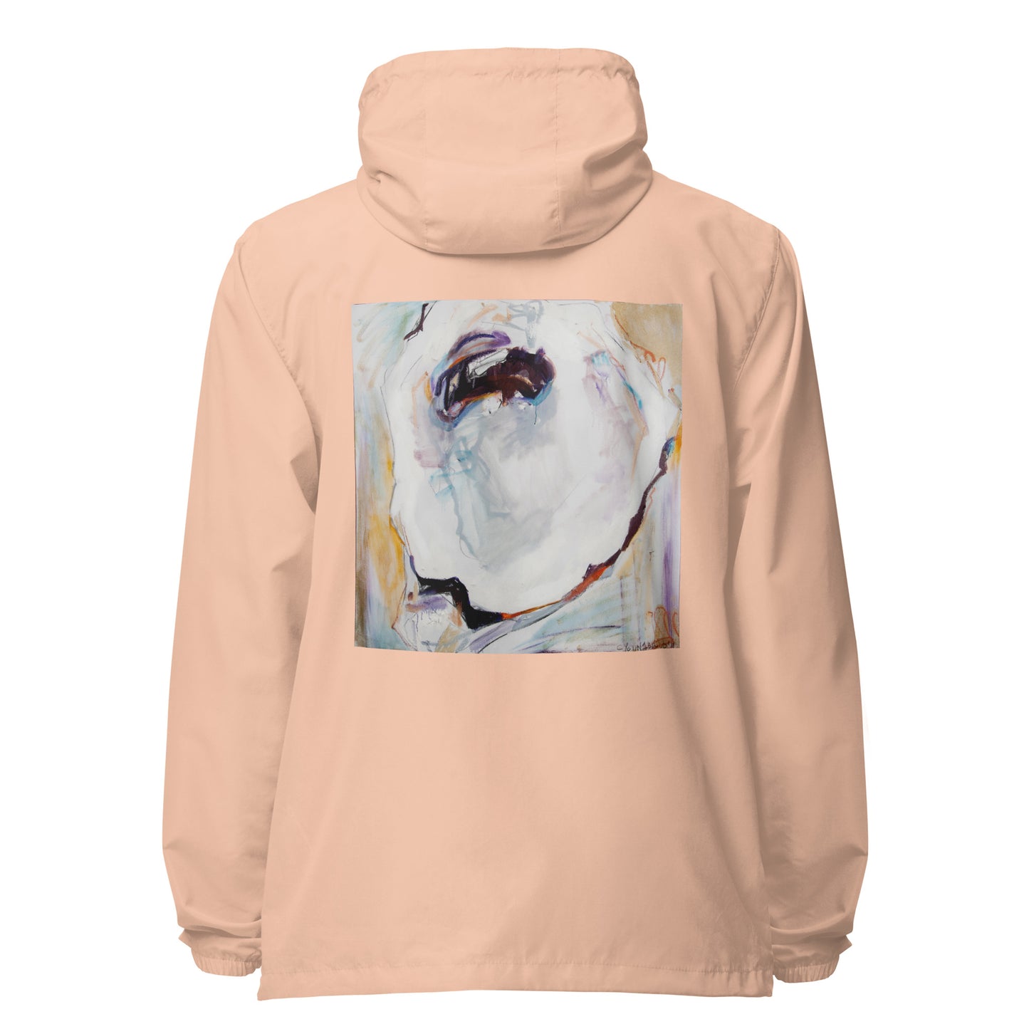 Oyster Shells Unisex lightweight zip up windbreaker