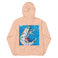 Blue Shrimp Unisex lightweight zip up windbreaker