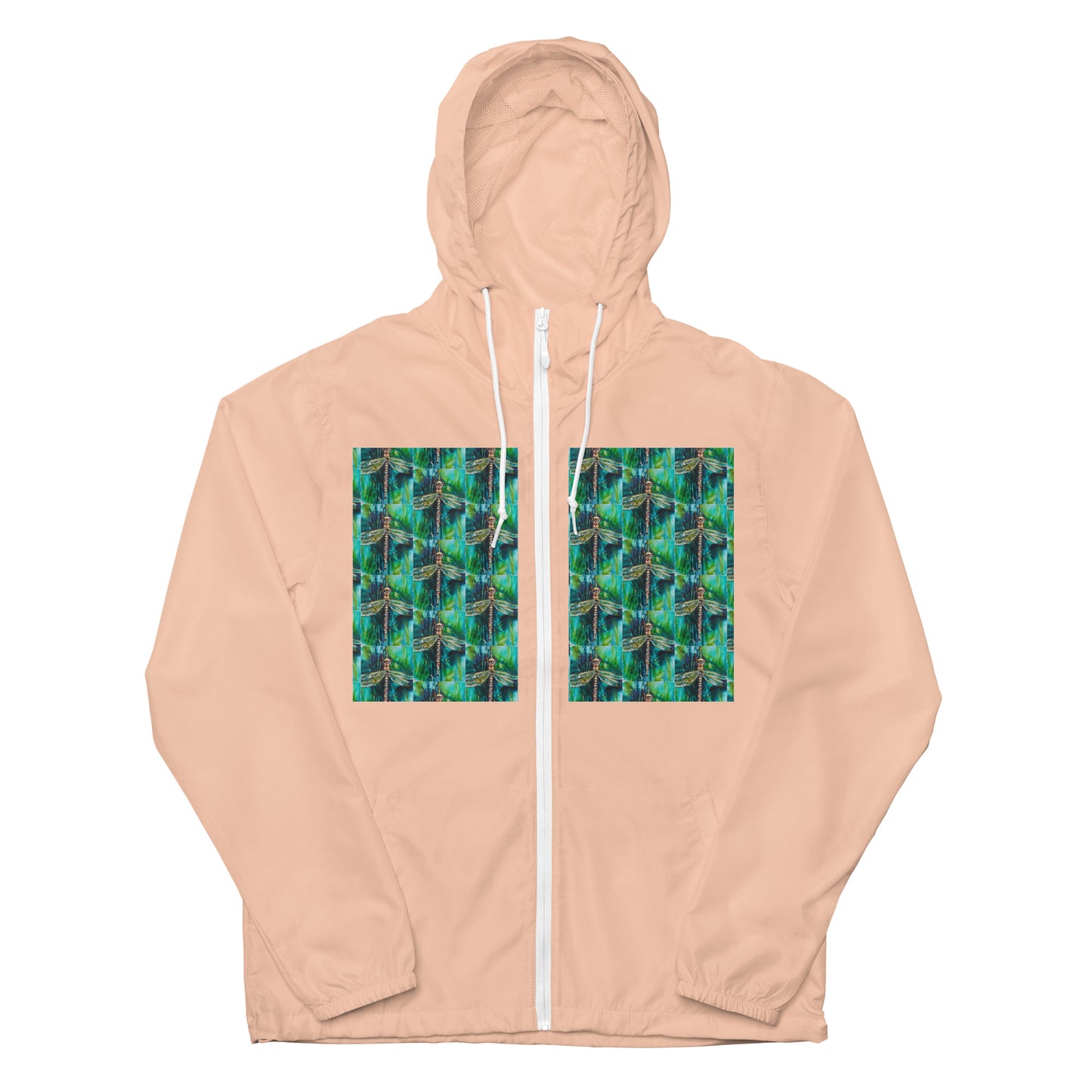 Green Dragonfly Unisex lightweight zip up windbreaker