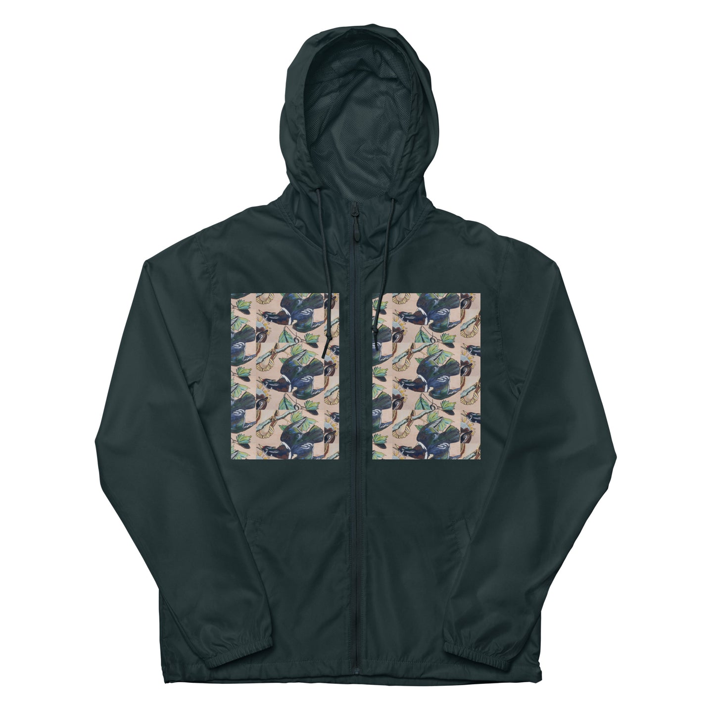 Wood Ducks Unisex lightweight zip up windbreaker