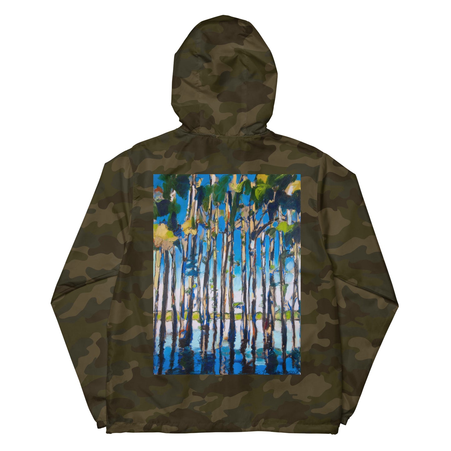 Cypress Reflections Unisex lightweight zip up windbreaker