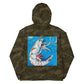 Blue Shrimp Unisex lightweight zip up windbreaker