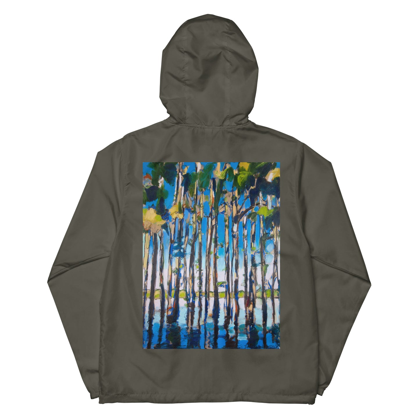 Cypress Reflections Unisex lightweight zip up windbreaker