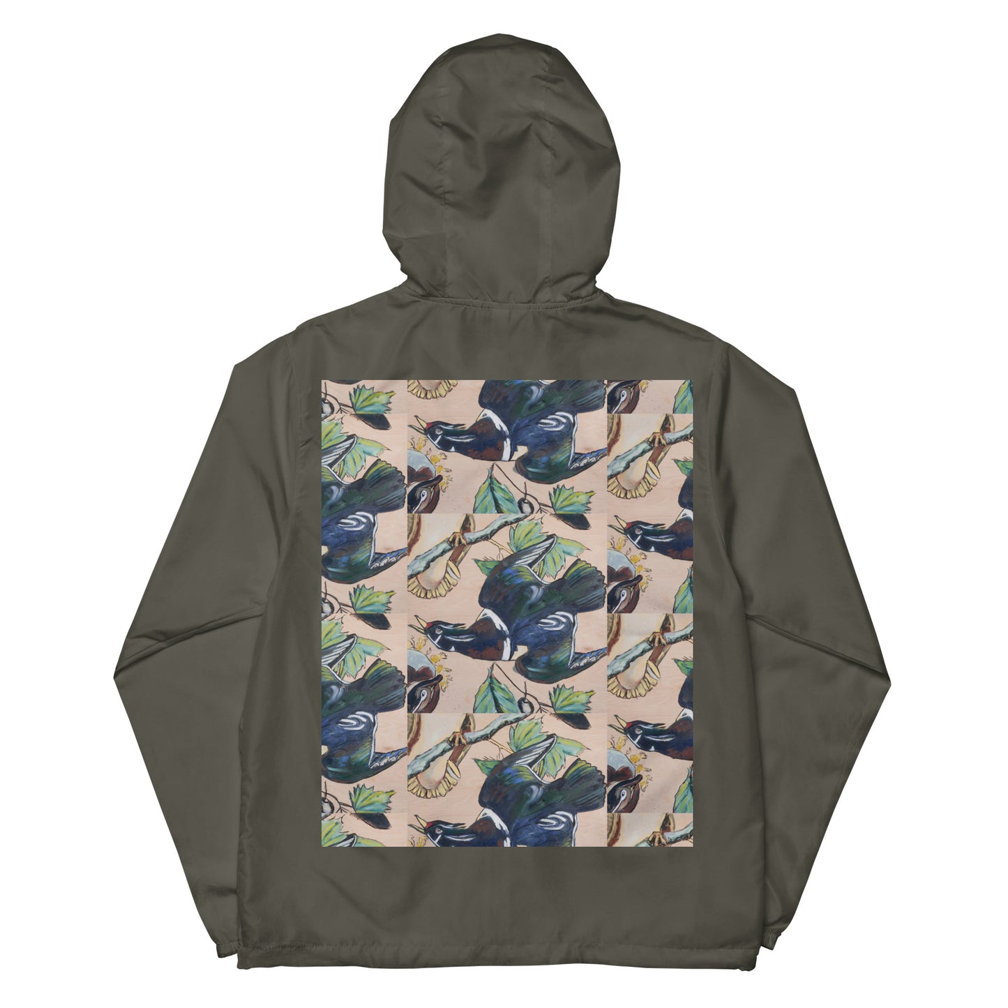 Wood Ducks Unisex lightweight zip up windbreaker