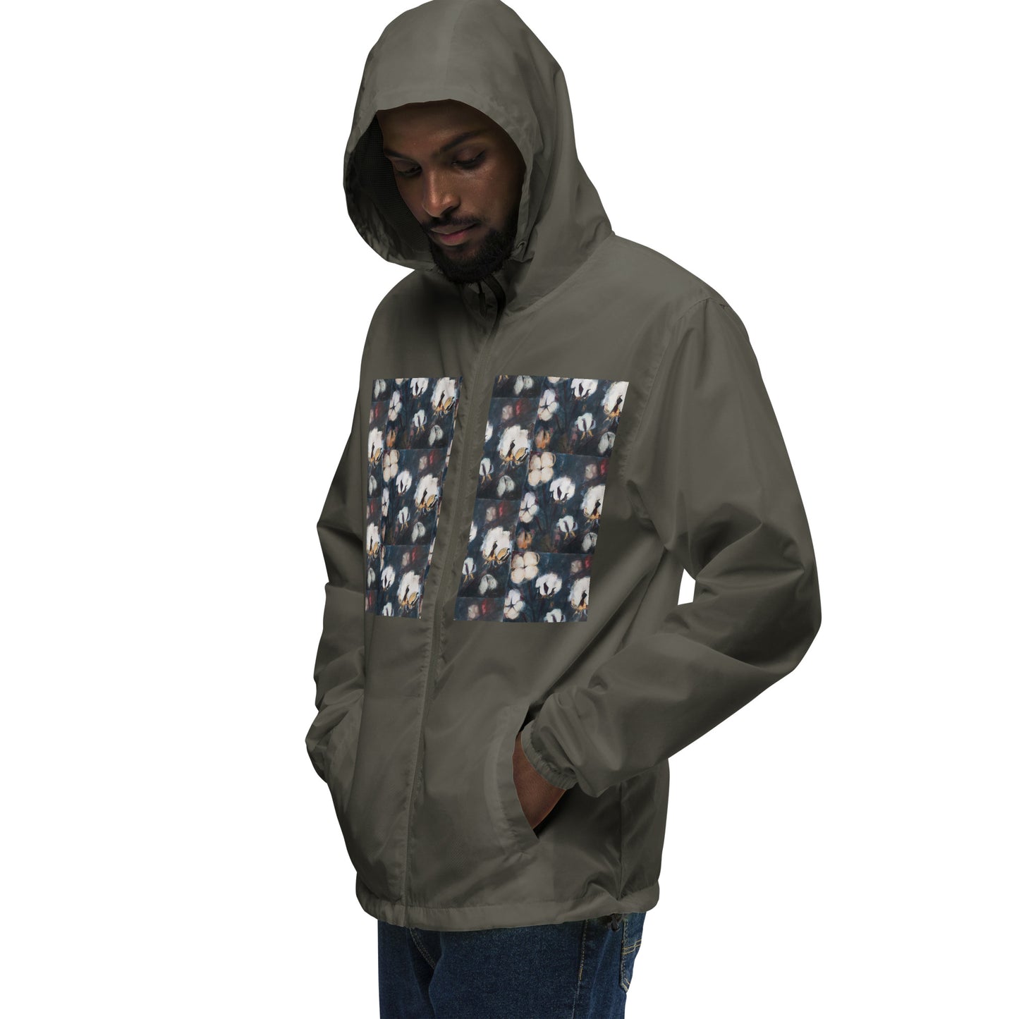 Cotton at Night Unisex lightweight zip up windbreaker