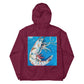 Blue Shrimp Unisex lightweight zip up windbreaker