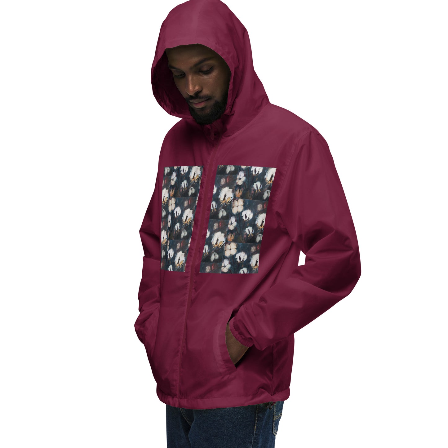 Cotton at Night Unisex lightweight zip up windbreaker